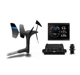 Комплект Garmin для вітрильника з дисплеєм GMI 40, датчиком вітру gWind і датчиком глибини, швидкості й температури води DST820 (52 мм)