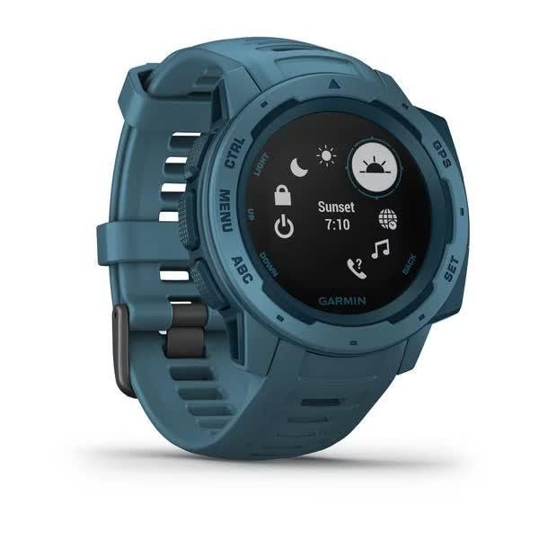 Смарт-годинник Garmin Instinct Lakeside Blue з синім ремінцем 010-02064-04 фото