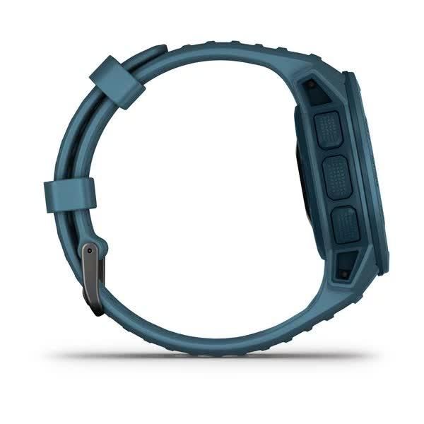 Смарт-часы Garmin Instinct Lakeside Blue с синим ремешком 010-02064-04 фото