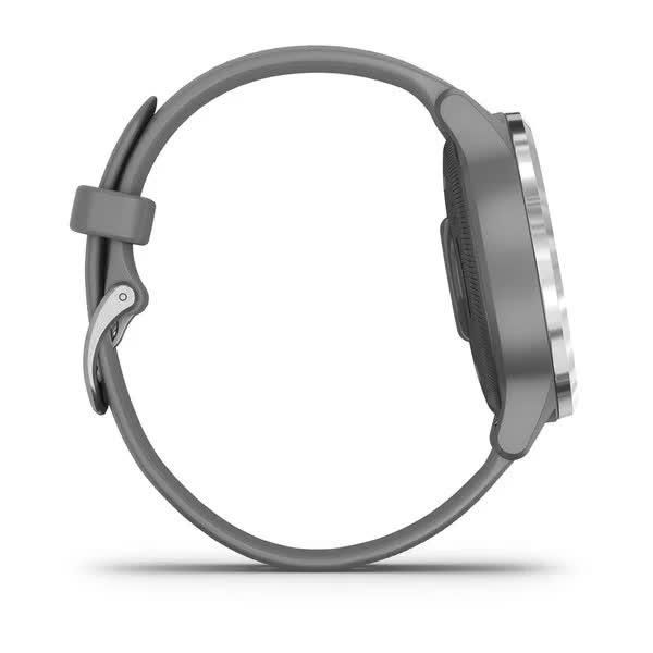 Смарт-часы Garmin Vivoactive 4S, цвет светло-серый, серебристый 010-02172-03 фото