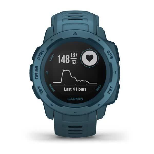 Смарт-годинник Garmin Instinct Lakeside Blue з синім ремінцем 010-02064-04 фото