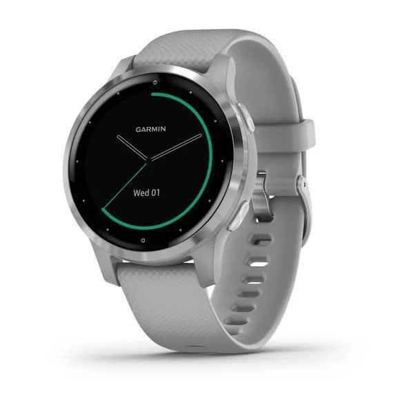 Смарт-годинник Garmin Vivoactive 4S, колір світло-сірий, сріблястий 010-02172-03 фото