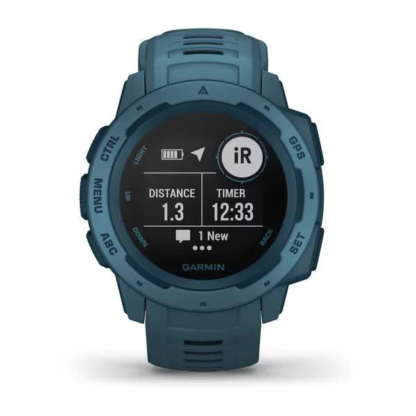 Смарт-годинник Garmin Instinct Lakeside Blue з синім ремінцем 010-02064-04 фото