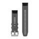 Ремінець Garmin QuickFit 22 для Descent G1 сланцевий сірий (комплект з трьох частин) 010-13113-00 фото 1