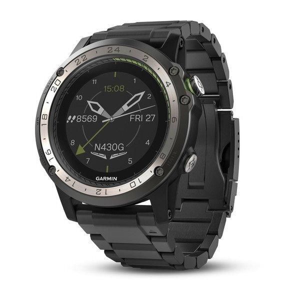 Авіаційний смарт-годинник Garmin D2 Charlie Titanium 010-01733-33 фото