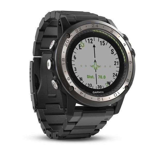 Авіаційний смарт-годинник Garmin D2 Charlie Titanium 010-01733-33 фото