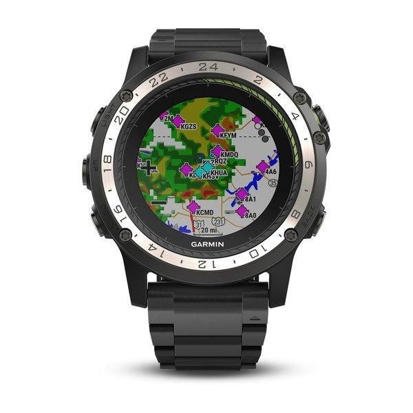 Авіаційний смарт-годинник Garmin D2 Charlie Titanium 010-01733-33 фото