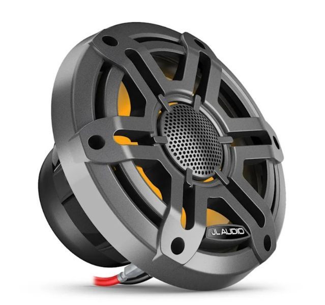 Морські динаміки JL Audio&reg; M200 7.7" зі світлодіодним підсвічуванням та сірою спортивною решіткою (Gray Sport Grille)