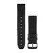 Шкіряний ремінець Garmin QuickFit 22 для Approach S60, Fenix 5/5 Plus, Instinct, MARQ, Forerunner 935 та інших, чорний 010-12500-02 фото 1