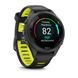 Смарт-годинник Garmin Forerunner 265s з чорним корпусом та чорно-жовтим силіконовим ремінцем 010-02810-13 фото 3