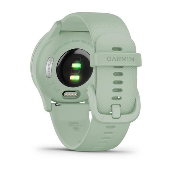 Смарт-годинник Garmin Vivomove Sport м'ятний зі сріблястим безелем та силіконовим ремінцем 010-02566-03 фото