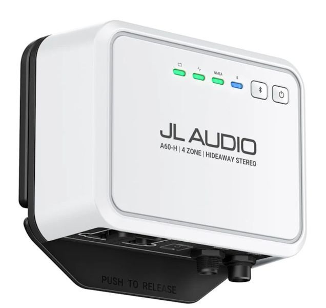 Морський головний аудіопристрій JL Audio A60-H для прихованого монтажу