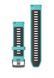 Ремінець Garmin 22 мм Aqua/Black бірюзовий, Slate застібка, силіконовий 010-11251-A2 фото 2