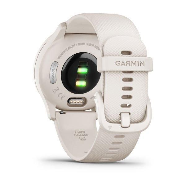 Смарт-годинник Garmin Vivomove Sport з безелем кольору персикове золото та силіконовим ремінцем 010-02566-01 фото