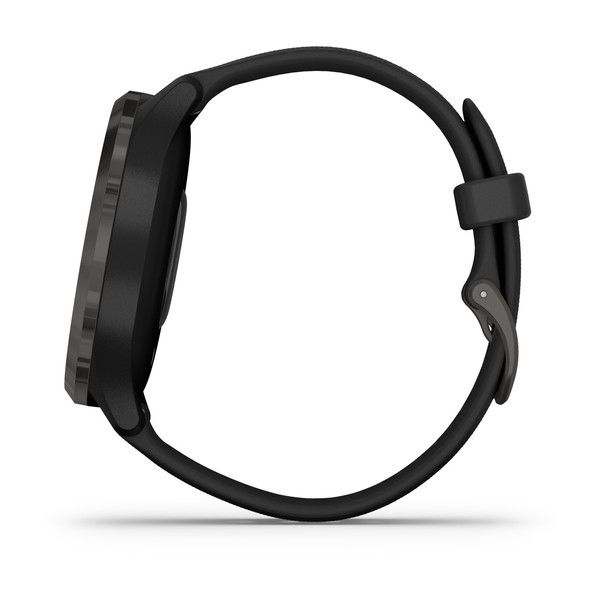 Смарт-часы Garmin Vivomove 3 с серым стальным безелем, черным корпусом и ремешком 010-02239-21 фото