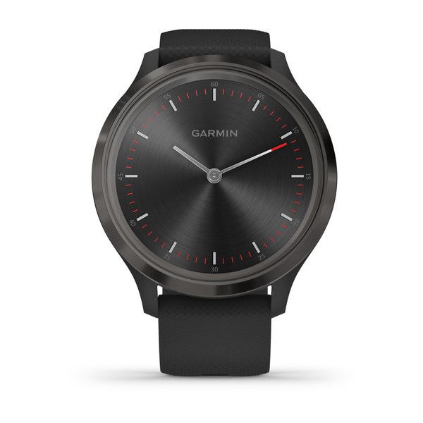 Смарт-часы Garmin Vivomove 3 с серым стальным безелем, черным корпусом и ремешком 010-02239-21 фото