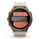 Смарт-годинник Garmin Fenix 9 Pro (43 мм) inReach з титановим корпусом Autumn Gold і шкіряним ремінцем кольору слонової кістки