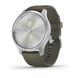 Смарт-часы Garmin Vivomove Style серебристые с ремешком цвета зеленая трава 010-02240-21 фото 1