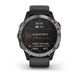 Спортивний годинник Garmin Fenix 6 Solar сріблястий з чорним ремінцем 010-02410-00 фото 9