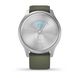 Смарт-часы Garmin Vivomove Style серебристые с ремешком цвета зеленая трава 010-02240-21 фото 12