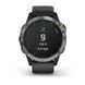 Спортивний годинник Garmin Fenix 6 Solar сріблястий з чорним ремінцем 010-02410-00 фото 2