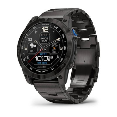 Смарт-часы Garmin D2 Mach 1 Pro с вентилируемым титановым браслетом 010-02804-81 фото