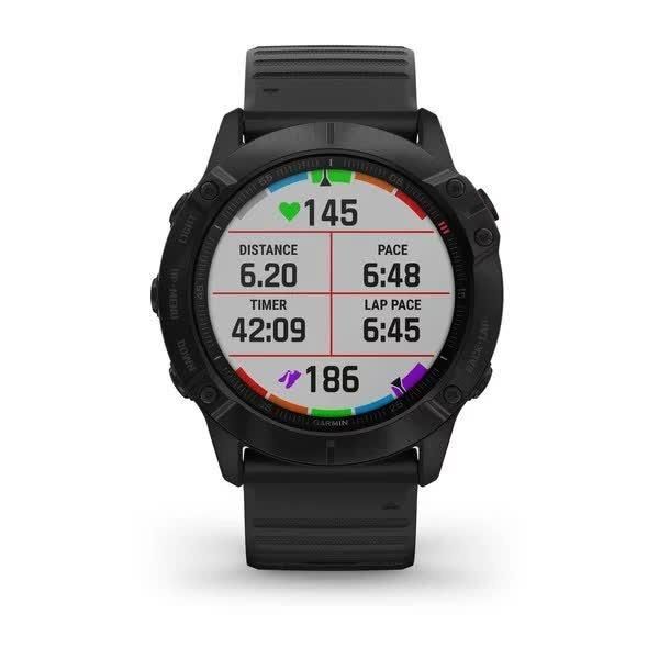 Смарт-годинник Garmin Fenix 6X Pro чорний з чорним ремінцем 010-02157-01 фото