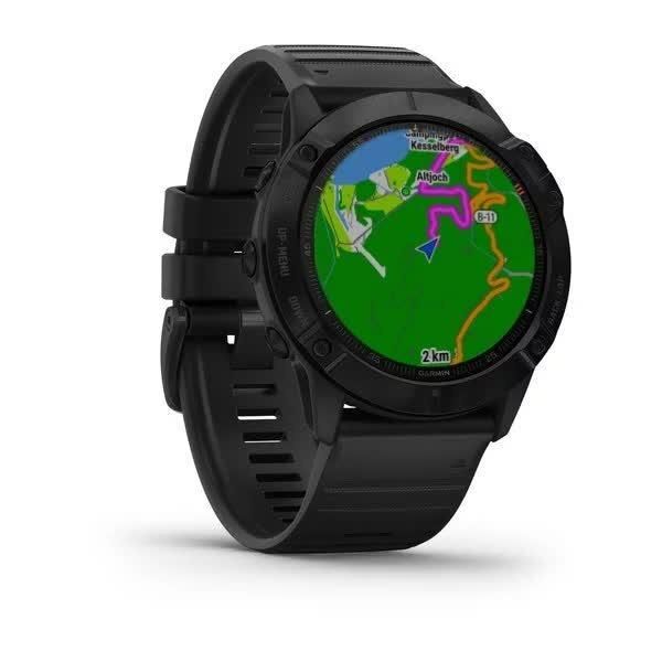 Смарт-годинник Garmin Fenix 6X Pro чорний з чорним ремінцем 010-02157-01 фото