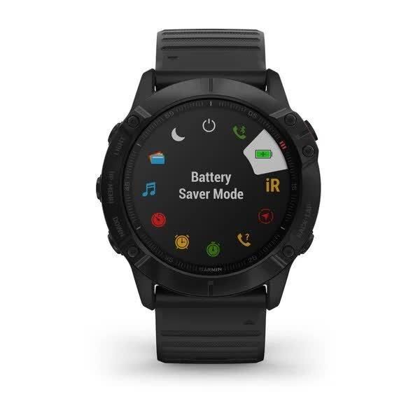 Смарт-годинник Garmin Fenix 6X Pro чорний з чорним ремінцем 010-02157-01 фото