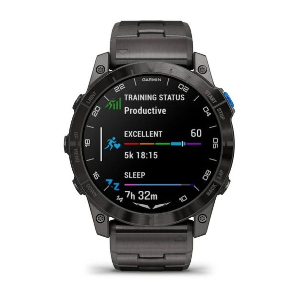 Смарт-часы Garmin D2 Mach 1 Pro с вентилируемым титановым браслетом 010-02804-81 фото