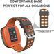 Ремінець Garmin для годинника Forerunner 310XT силіконовий чорний/помаранчевий 010-11215-01 фото 2
