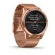 Смарт-годинник Garmin Vivomove Luxe, рожеве золото 18K PVD, з ремінцем меланська петля 010-02241-24 фото 3