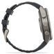 Смарт-годинник Garmin Fenix 9 Pro (47 мм) inReach з титановим корпусом і графітово-чорним силіконовим ремінцем
