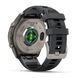 Смарт-годинник Garmin Fenix 9 Pro (47 мм) inReach з титановим корпусом і графітово-чорним силіконовим ремінцем