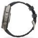 Смарт-годинник Garmin Fenix 9 Pro (47 мм) inReach з титановим корпусом і графітово-чорним силіконовим ремінцем