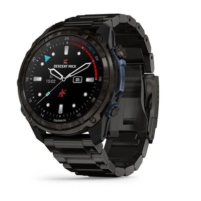 Смарт-часы Garmin Descent Mk3i - 51 мм, титан Carbon Grey DLC с титановым браслетом 010-02752-14 фото