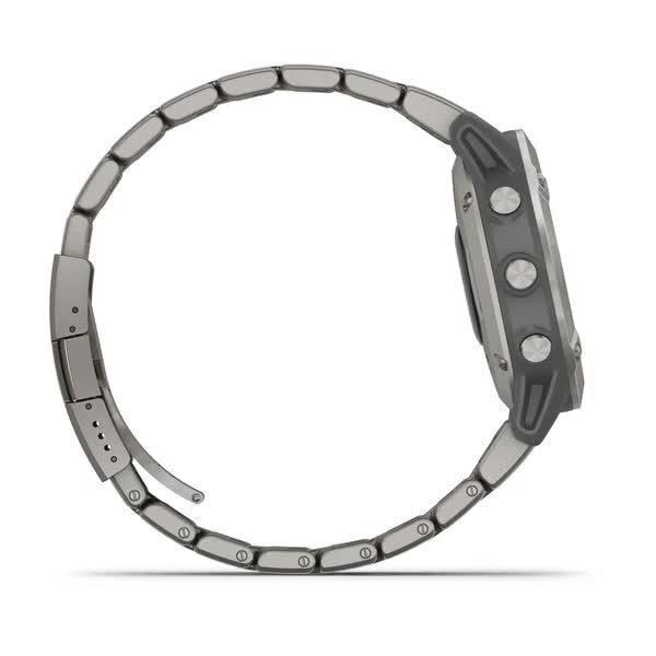 Смарт-годинник Garmin Fenix 6 Sapphire Titanium з титановим ремінцем 010-02158-23 фото