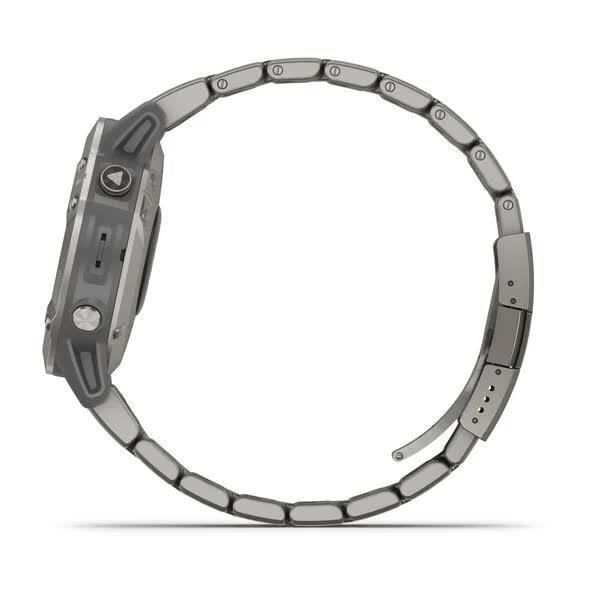 Смарт-часы Garmin Fenix 6 Sapphire Titanium с титановым ремешком 010-02158-23 фото