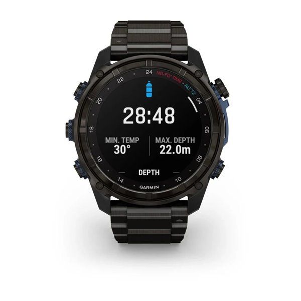 Смарт-годинник Garmin Descent Mk3i - 51 мм, титан Carbon Grey DLC  з титановим браслетом 010-02752-14 фото