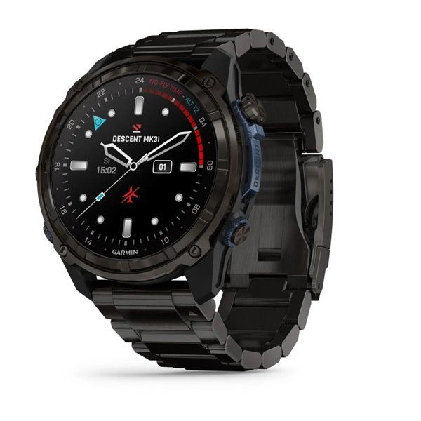 Смарт-годинник Garmin Descent Mk3i - 51 мм, титан Carbon Grey DLC  з титановим браслетом 010-02752-14 фото