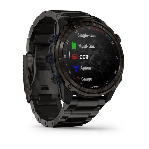 Смарт-годинник Garmin Descent Mk3i - 51 мм, титан Carbon Grey DLC  з титановим браслетом 010-02752-14 фото