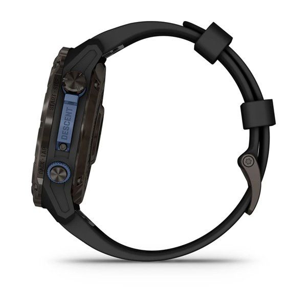 Смарт-часы Garmin Descent Mk3i - 51 мм, титан Carbon Grey DLC с черным силиконовым ремешком + трансивер Descent T2 BNDL-DMK3-51CGDT2 фото