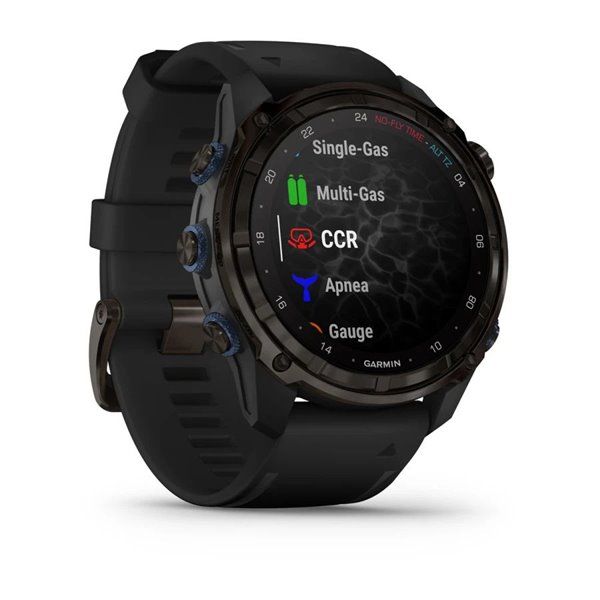 Смарт-часы Garmin Descent Mk3i - 51 мм, титан Carbon Grey DLC с черным силиконовым ремешком + трансивер Descent T2 BNDL-DMK3-51CGDT2 фото