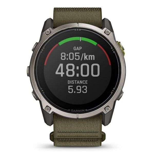 Смарт-годинник Garmin Enduro 4 з темно-оливковим тканинним ремінцем ComfortFit
