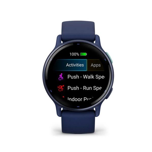 Смарт-годинник Garmin Vivoactive 5 – темно-синій алюмінієвий безель, темно-синій корпус із силіконовим ремінцем 010-02862-12 фото