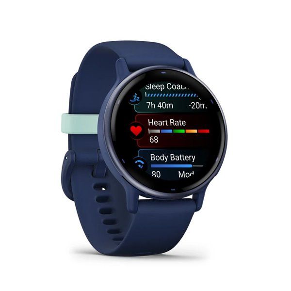 Смарт-часы Garmin Vivoactive 5 – темно-синий алюминиевый безель, темно-синий корпус с силиконовым ремешком 010-02862-12 фото