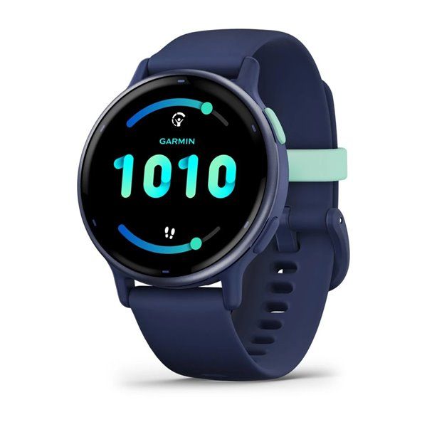 Смарт-годинник Garmin Vivoactive 5 – темно-синій алюмінієвий безель, темно-синій корпус із силіконовим ремінцем 010-02862-12 фото