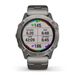 Смарт-годинник Garmin Fenix 6X Pro Solar титановий сріблястий з титановим ремінцем 010-02157-24 фото 7