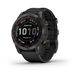 Смарт-годинник Garmin Fenix 7 Sapphire Solar титановий чорний DLC з чорним ремінцем 010-02540-35 фото 1