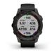 Смарт-годинник Garmin Fenix 7 Sapphire Solar титановий чорний DLC з чорним ремінцем 010-02540-35 фото 8